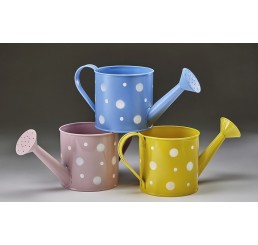 Metal Watering Cans; 3 Assorted